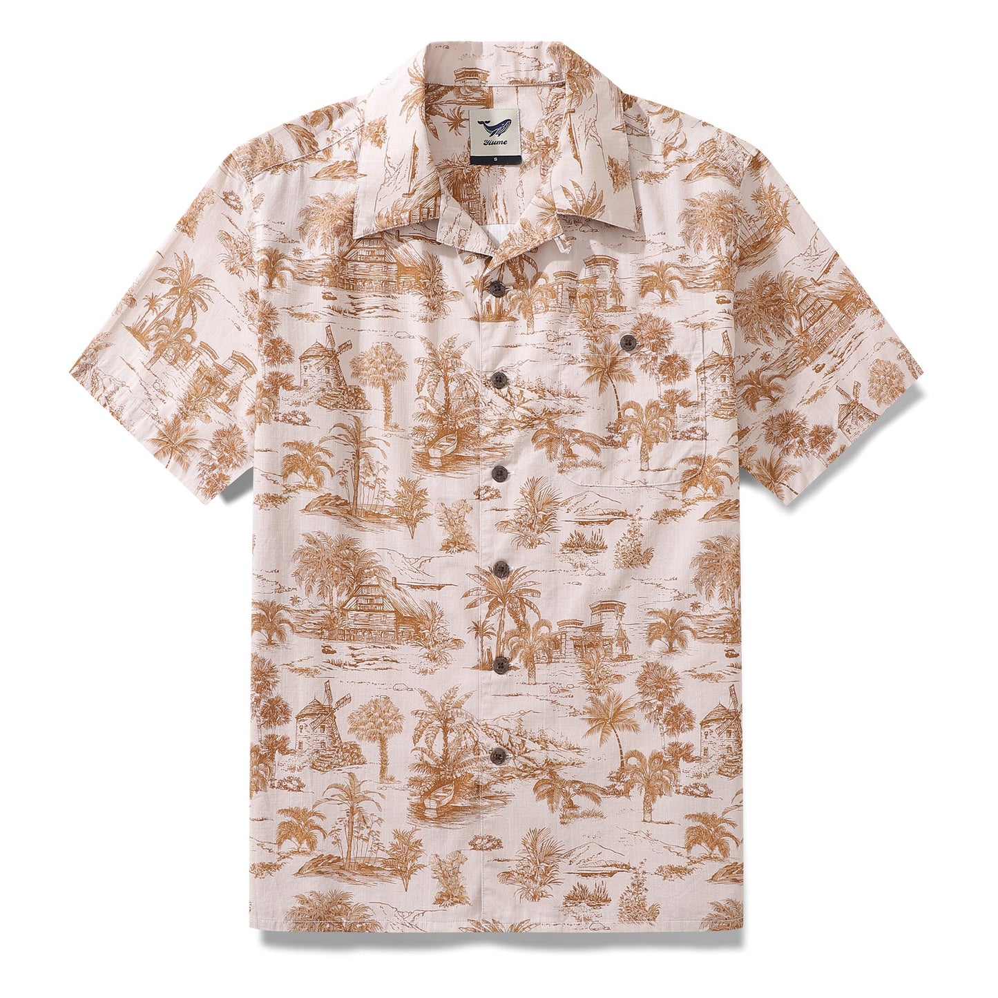 Hawaiian Shirt For Men California Dreams 1920s Vintage Shirt