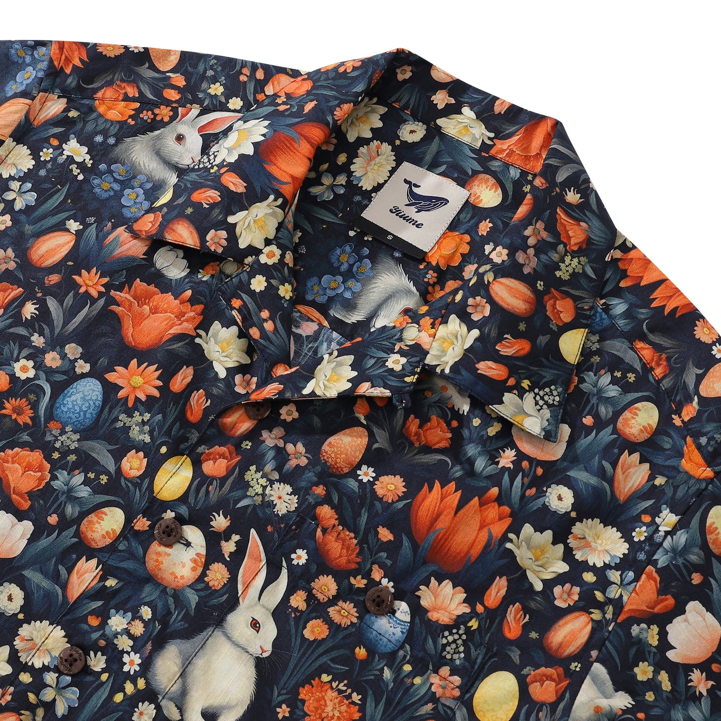 Hawaiian Shirt For Men New Life Shirt Camp Collar 100% Cotton