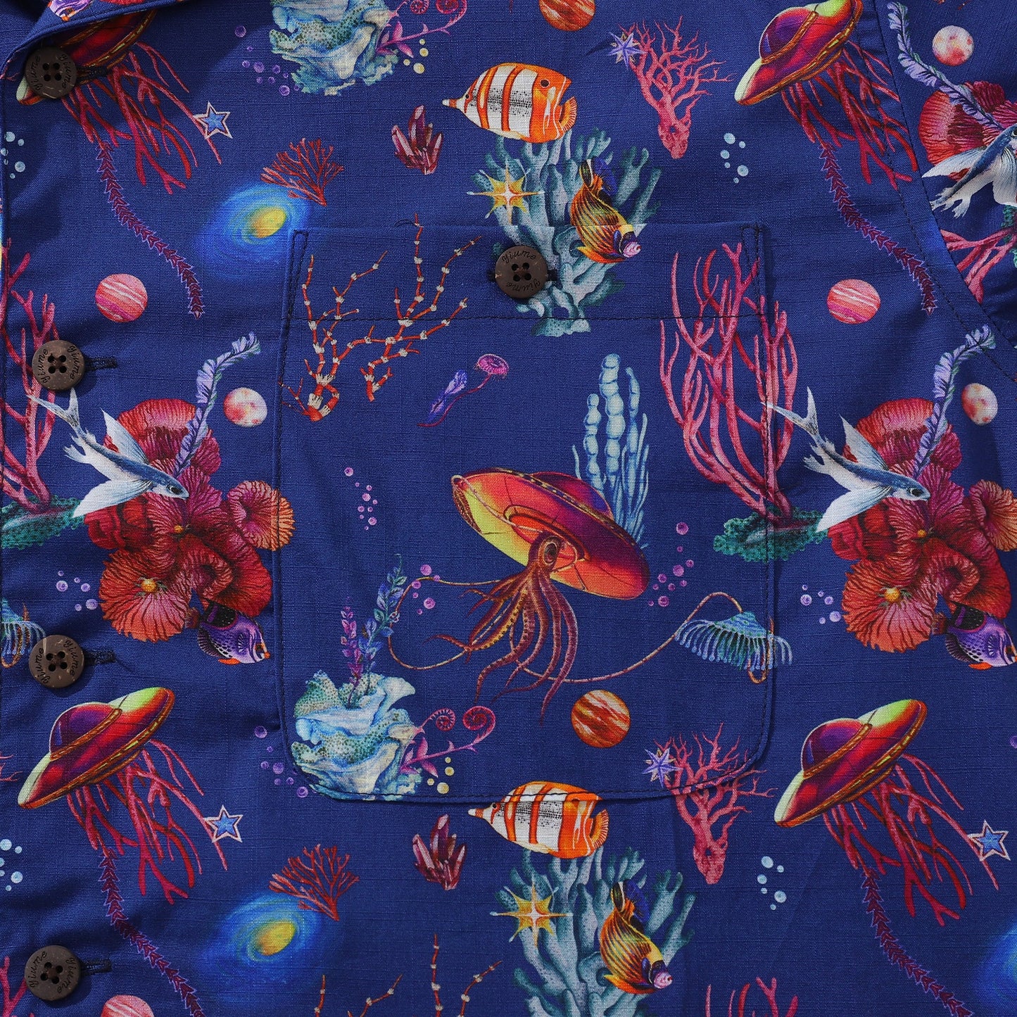 Hawaiian Shirt For Men SEA TREK Shirt Camp Collar 100% Cotton
