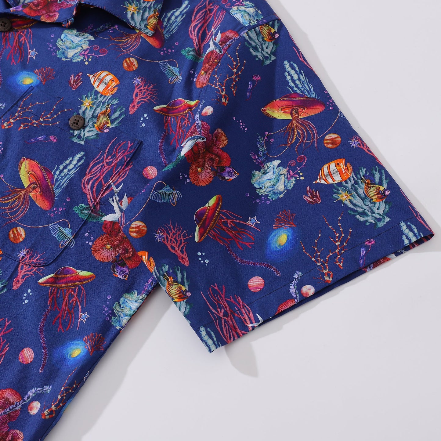 Hawaiian Shirt For Men SEA TREK Shirt Camp Collar 100% Cotton