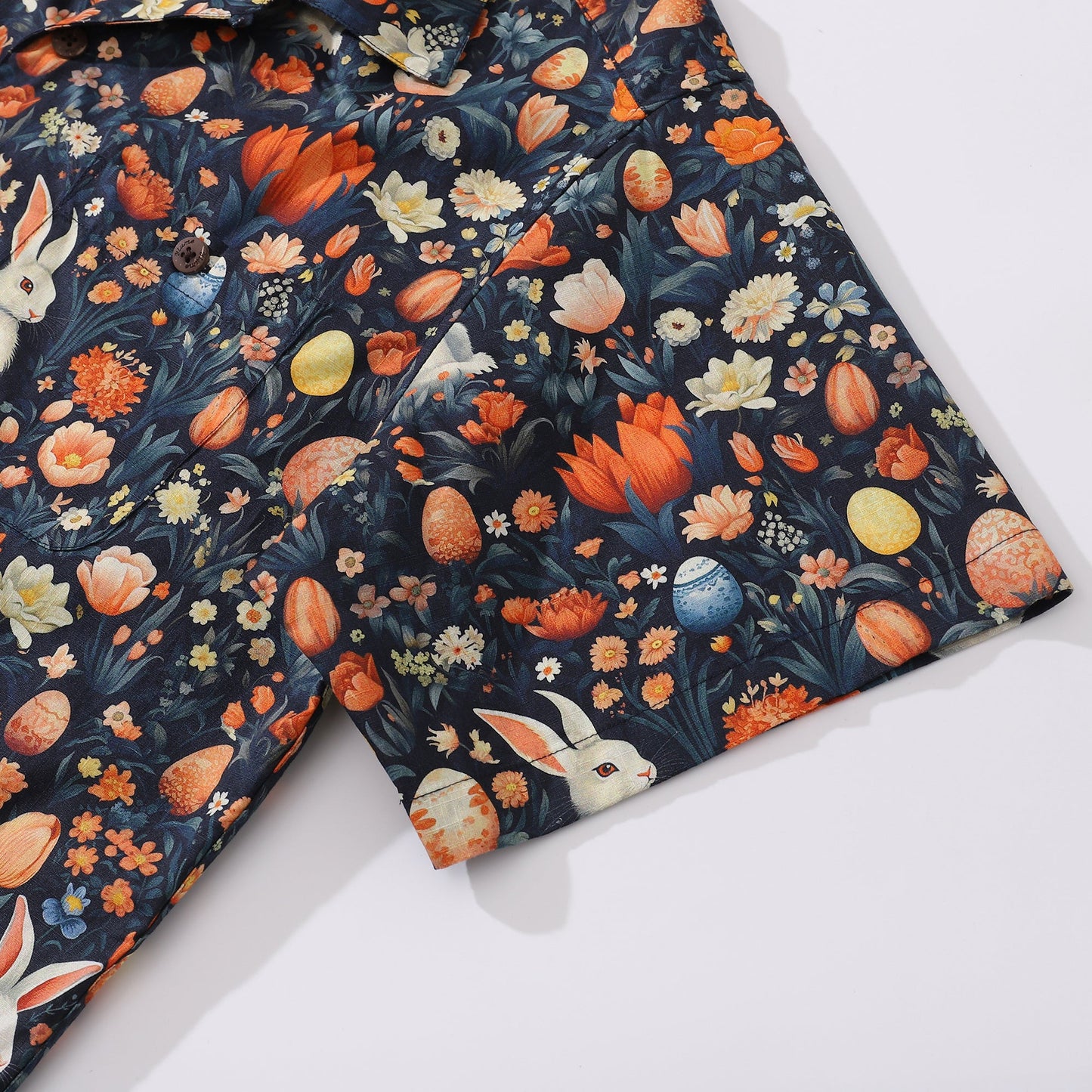 Hawaiian Shirt For Men New Life Shirt Camp Collar 100% Cotton