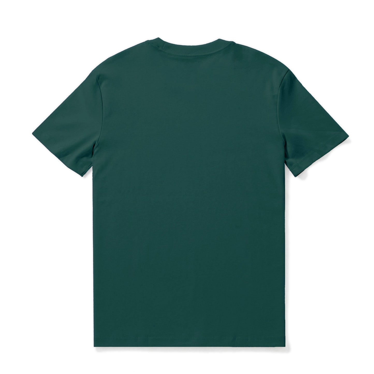 Hawaiian Tee For Men Pew Pew Madafakas Cat Tee Crew Neck 100% Cotton - DARK GREEN