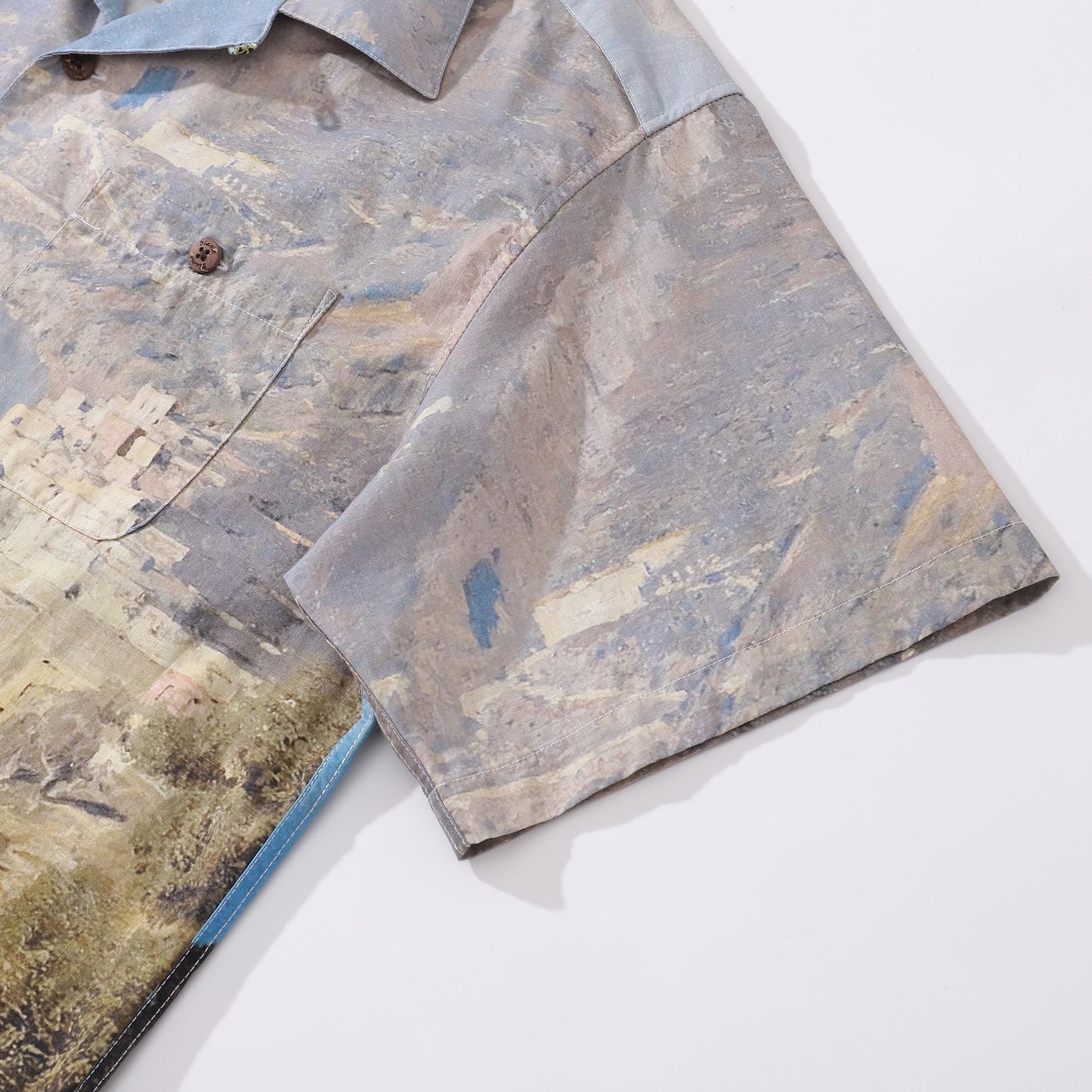 1950s Vintage Hawaiian Shirt For Men Costa Sorrentina Shirt Camp Collar 100% Cotton