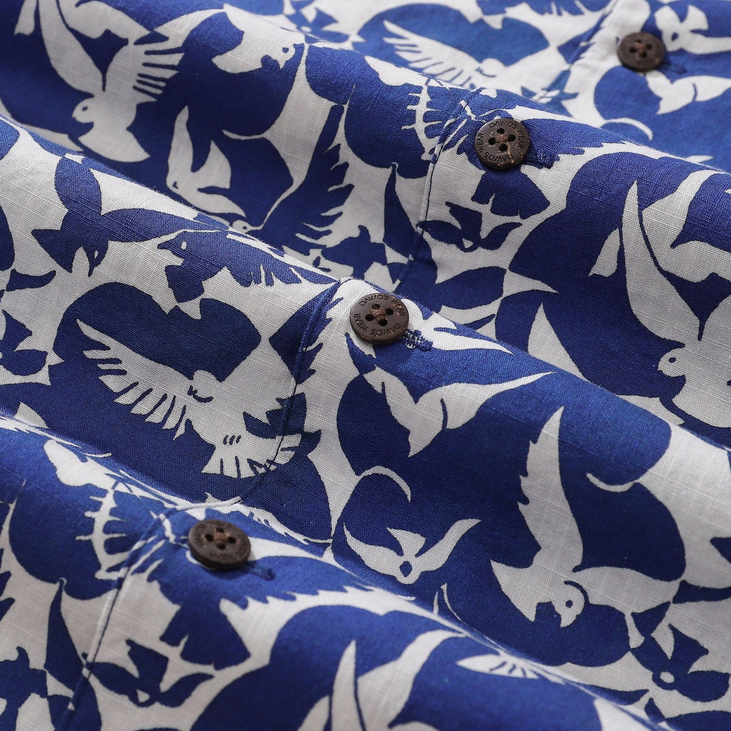 Hawaiian Shirt For Men Peace dove Shirt Camp Collar 100% Cotton