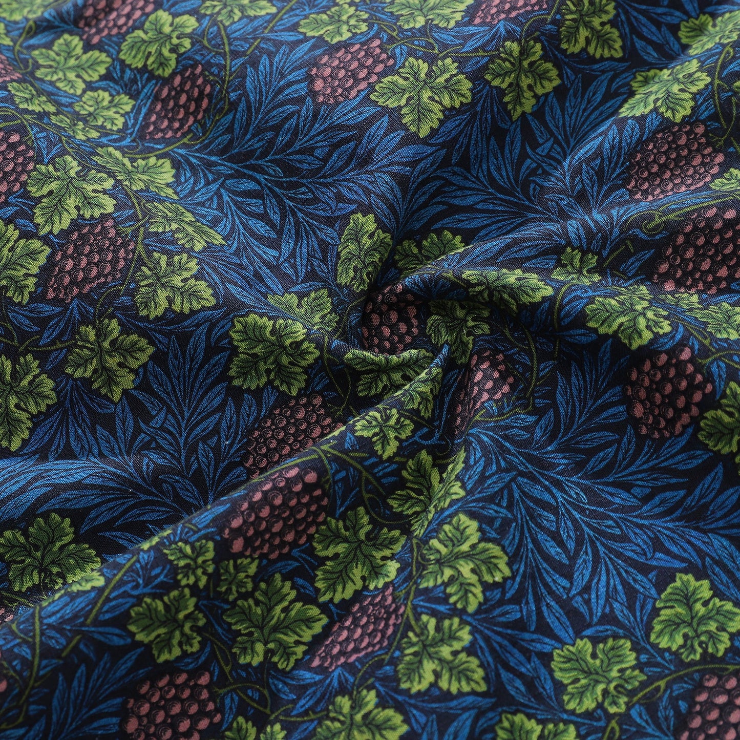 Hawaiian Shirt For Men Grapevine Shirt Camp Collar 100% Cotton