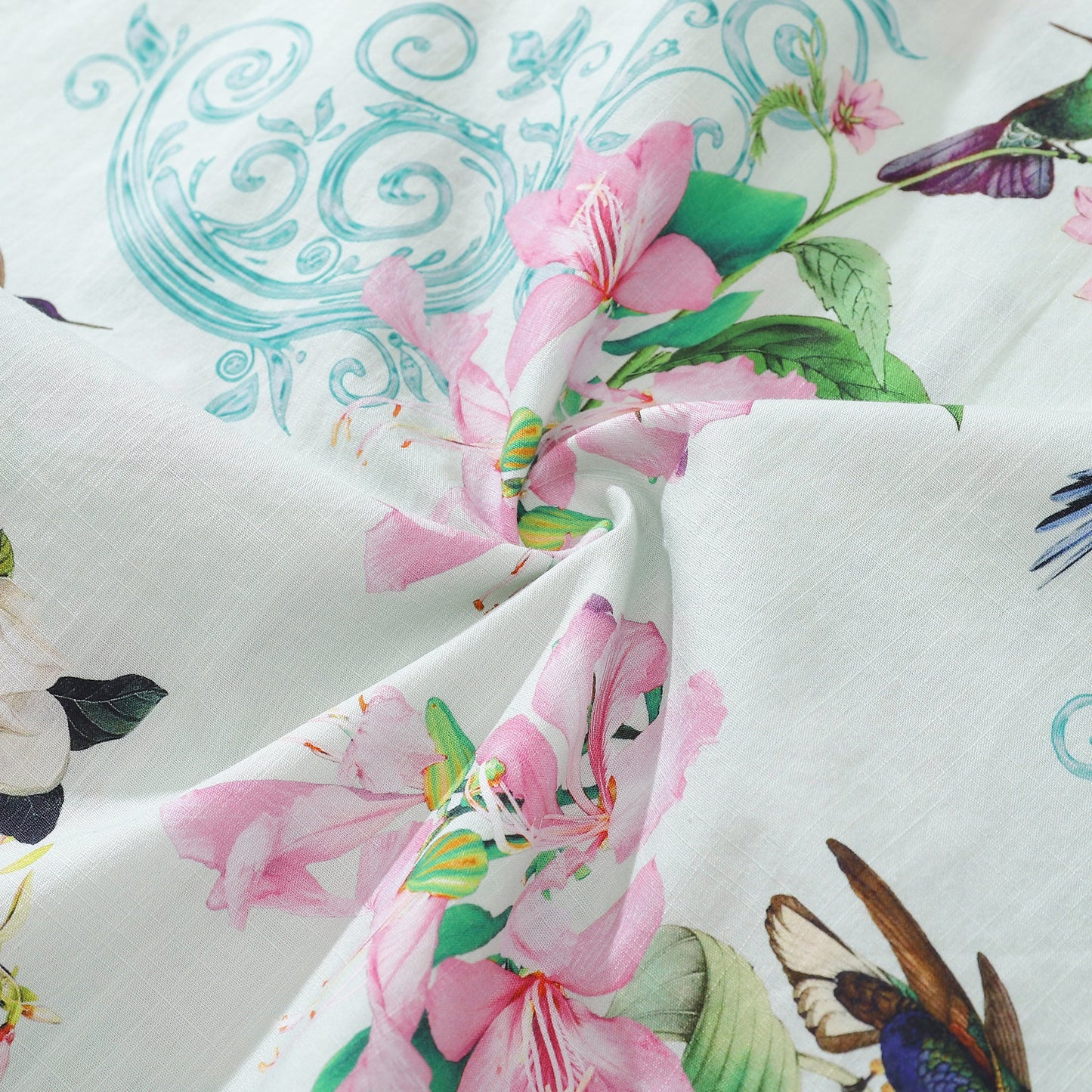 Hawaiian Shirts For Men Hummingbird Print Shirt 100% Cotton