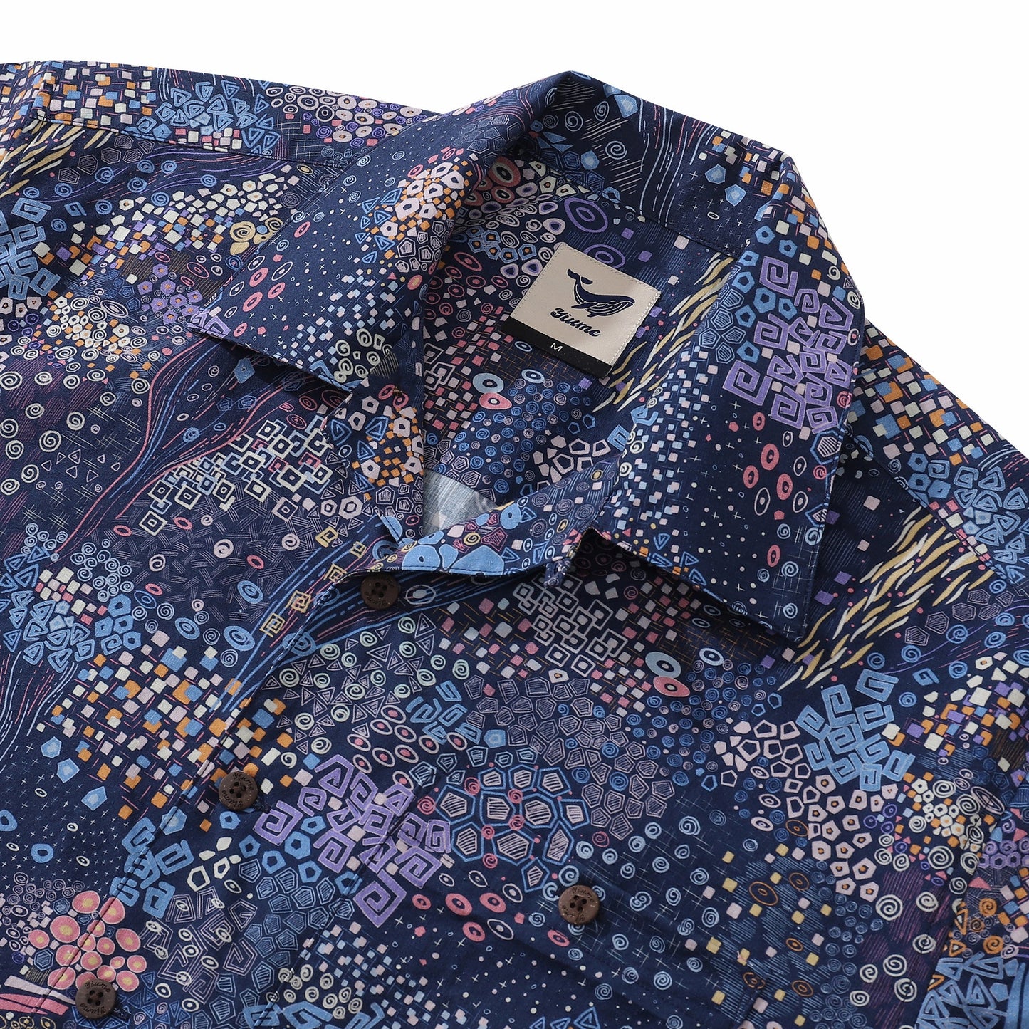 Hawaiian Shirt For Luminous Wonders Shirt Camp Collar 100% Cotton