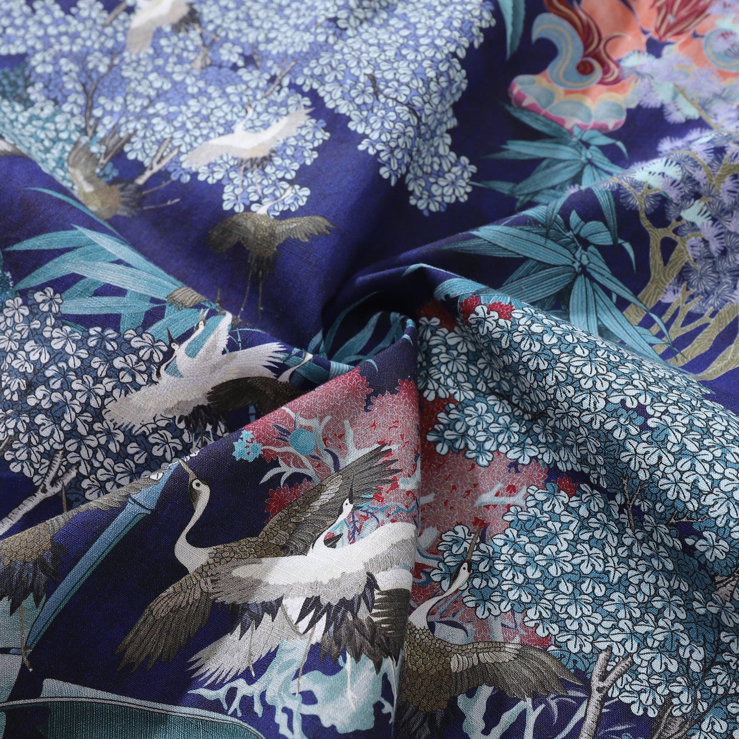 Men's Hawaiian Shirt 1950s Vintage Print Cotton Button-down Short Sleeve Aloha Shirt