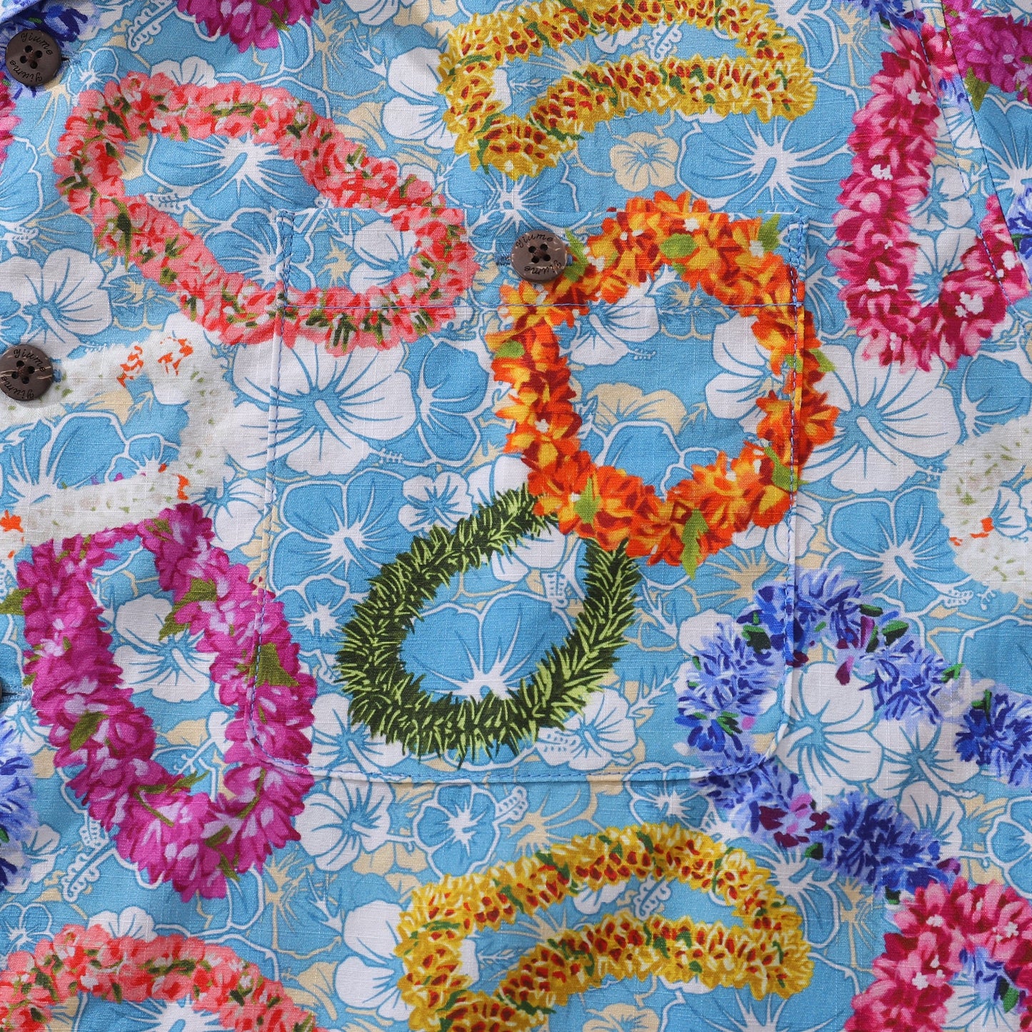 Hawaiian Shirt For Men Floral Wreath Compendium Shirt Camp Collar 100% Cotton
