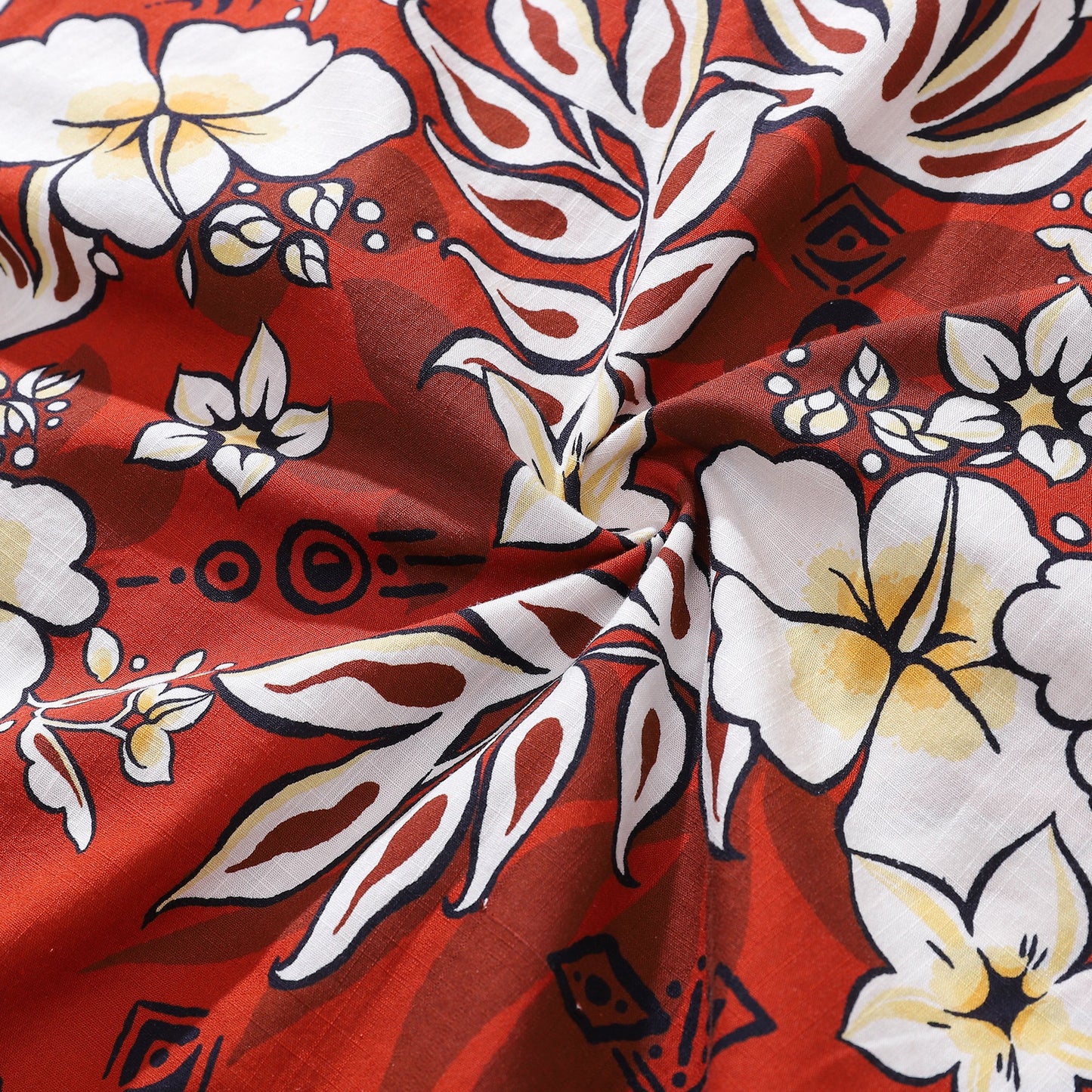Hawaiian Shirt For Men Cotton 1940s Vintage Camp Shirt