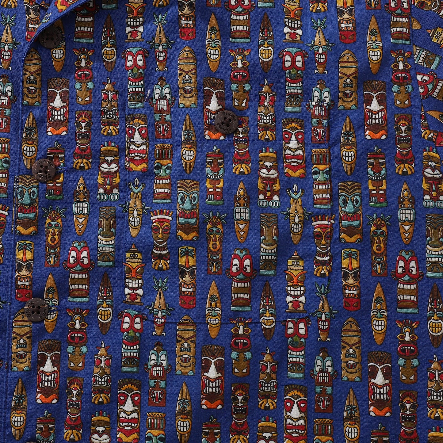 1940s Hawaiian Shirt For Men TIkI Set Shirt Camp Collar 100% Cotton