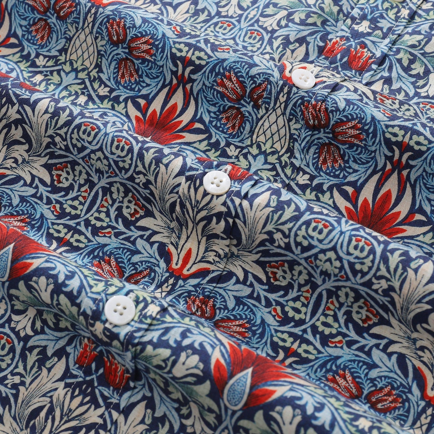 Hawaiian Shirts For Men Snakehead Designer Shirt 100% Cotton Morris Shirt