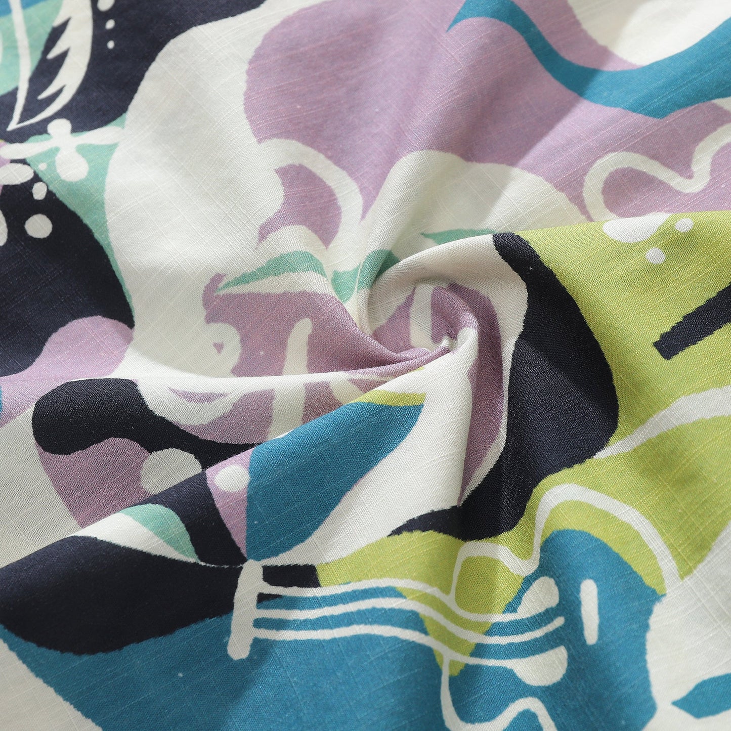 1960s Vintage Hawaiian Shirt For Men Waves and Notes Shirt Camp Collar 100% Cotton