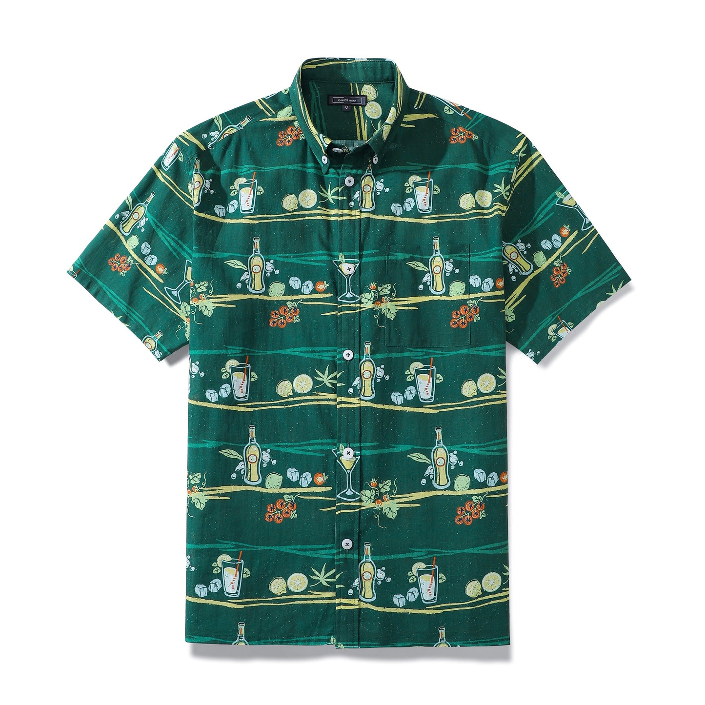 Hawaiian Shirts For Men Cocktail Party Romantic Dinner Button-down Shirt