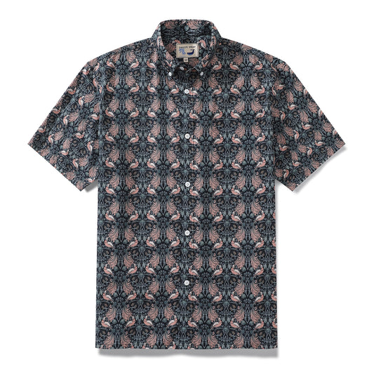 Hawaiian Shirts For Men Birds Designer Button-down Shirt