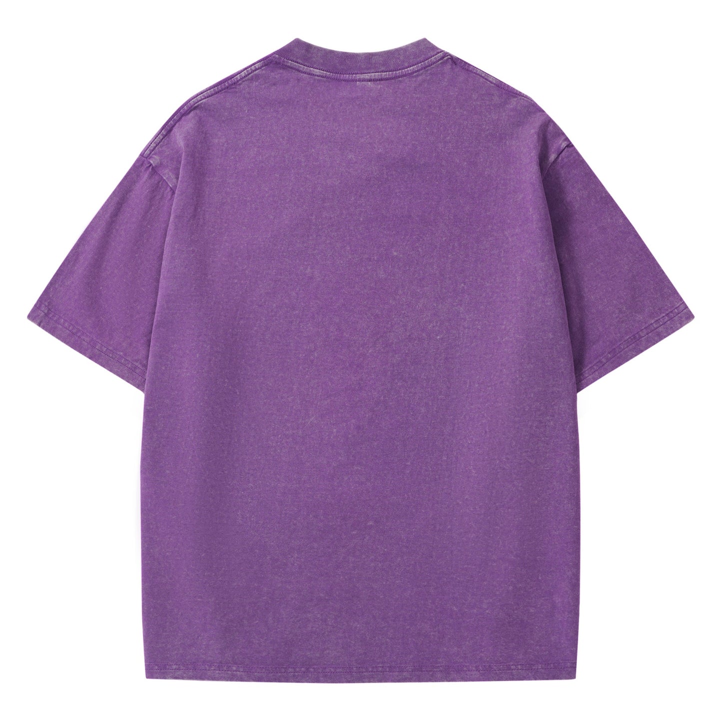 T-shirt Short Sleeve Solid Basic 100% Cotton Purple Aloha Magical Unicorn