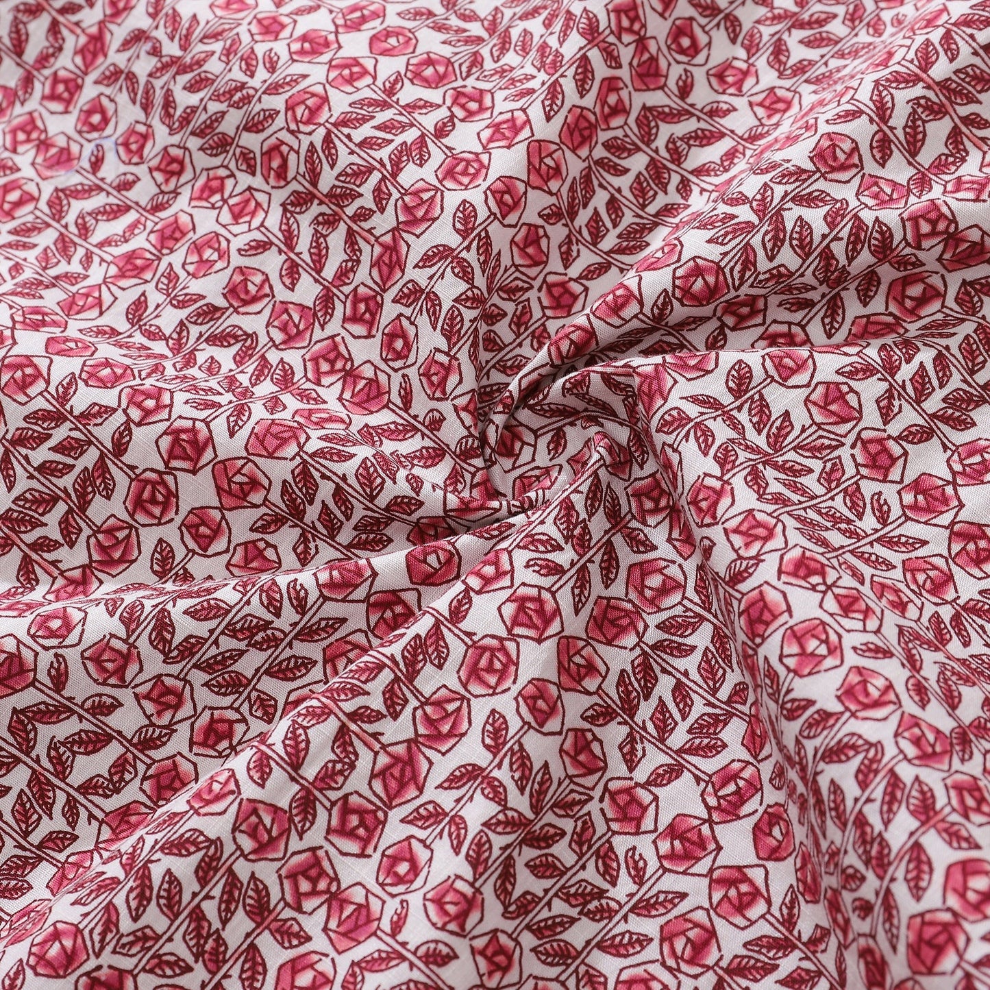 Valentine's Day Men's Funky Hawaiian Shirt Queuing Roses Print Cotton Button-down