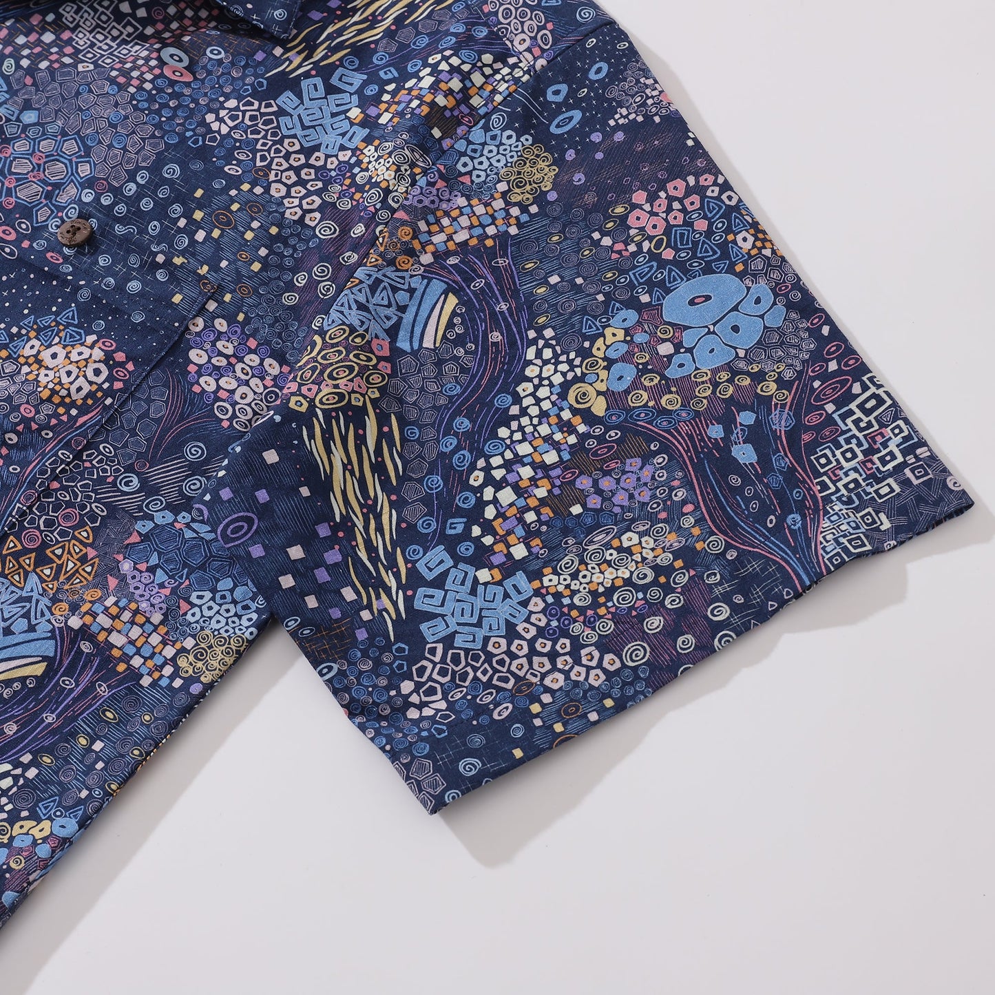 Hawaiian Shirt For Luminous Wonders Shirt Camp Collar 100% Cotton