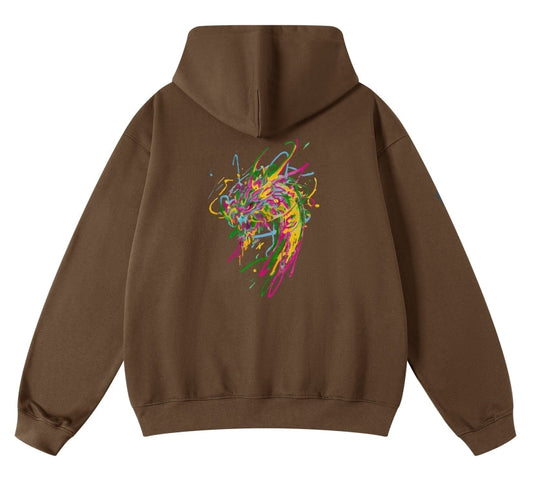 Hawaiian Hoodie For Men Colorful Print Hoodie