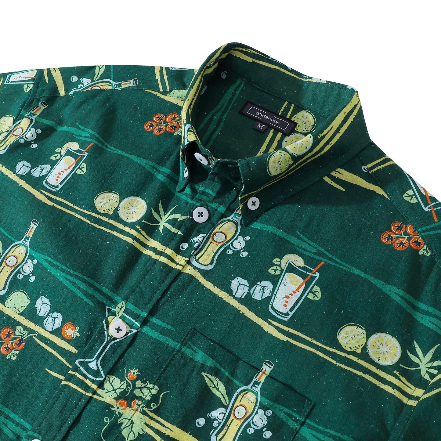 Hawaiian Shirts For Men Cocktail Party Romantic Dinner Button-down Shirt