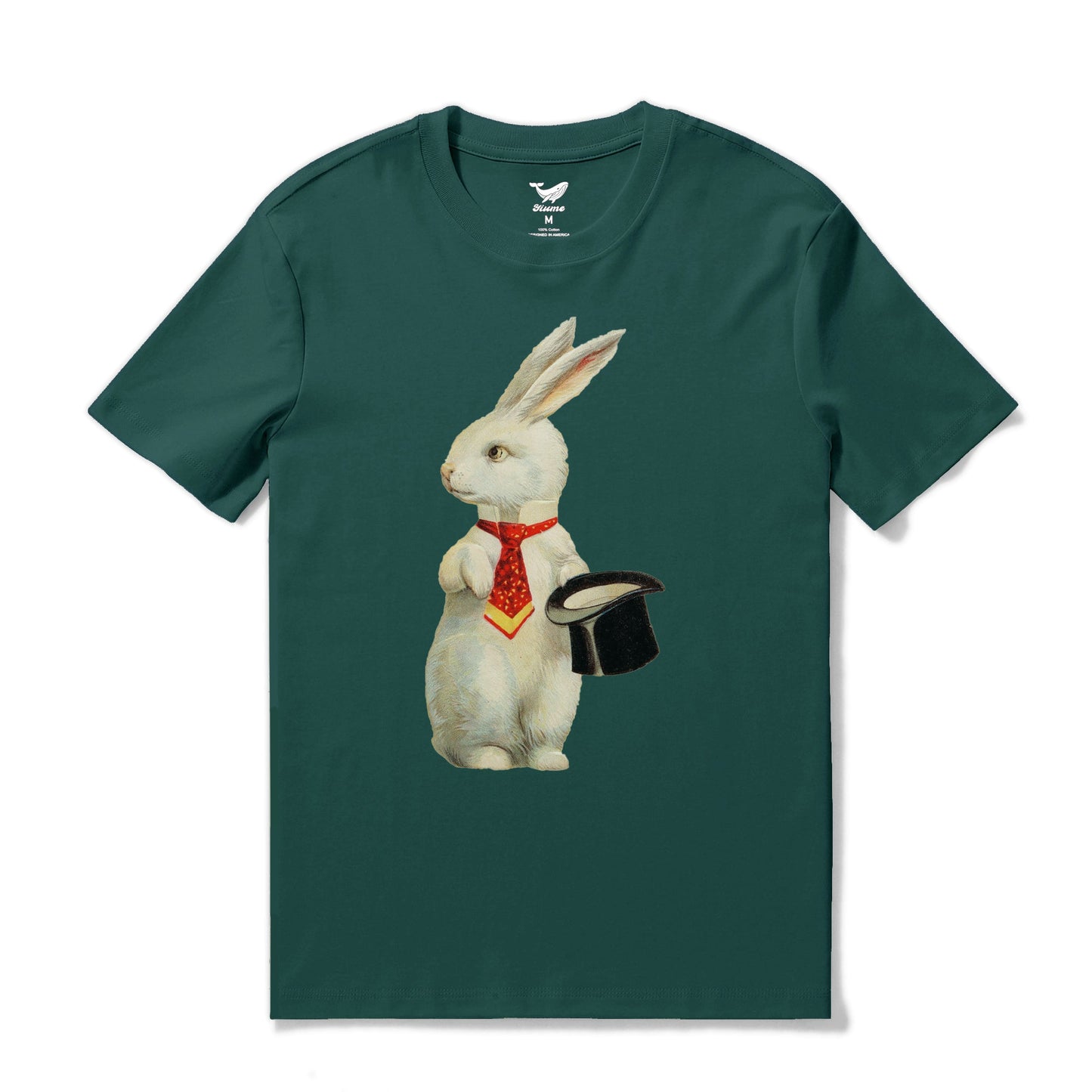 Easter Hawaiian Tee For Men Best Easter Wishes Tee Crew Neck 100% Cotton - DARK GREEN