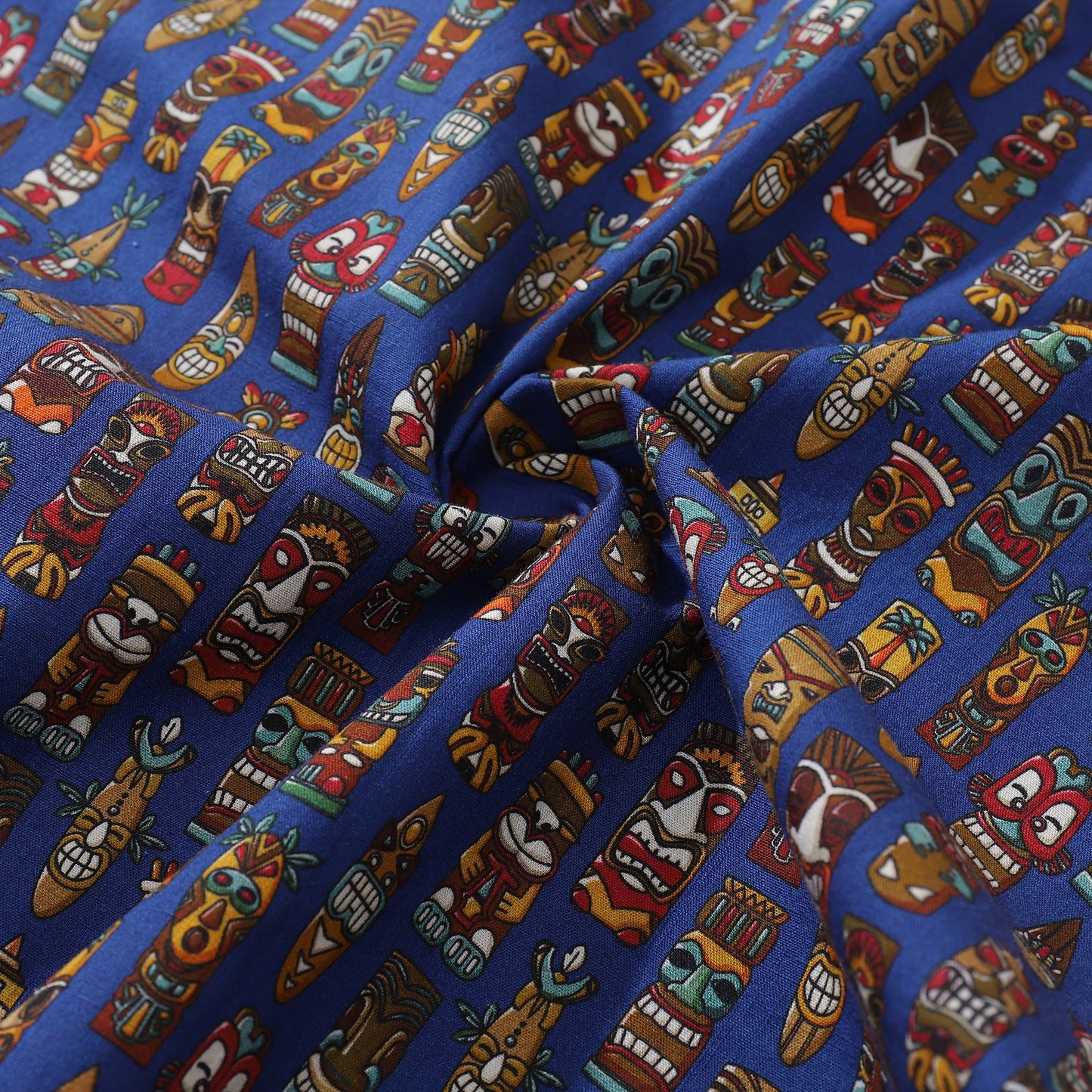 1940s Hawaiian Shirt For Men TIkI Set Shirt Camp Collar 100% Cotton