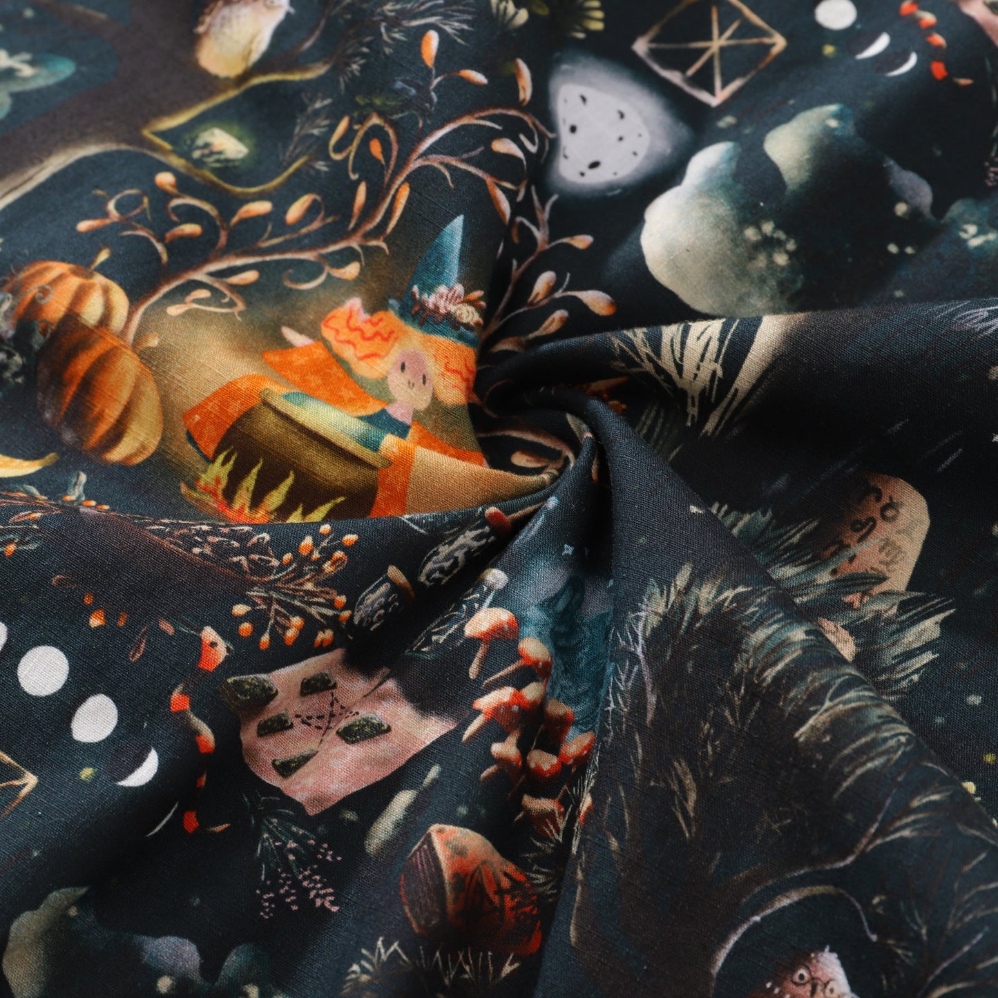 Halloween Hawaiian Shirt For Men The Spell By Francisca Reyes Shirt Camp Collar 100% Cotton